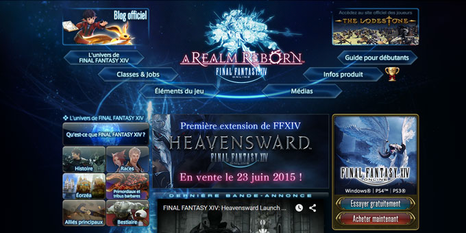 Jouer à Final Fantasy XIV