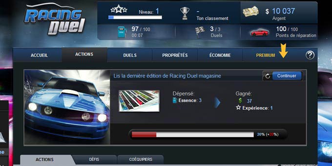 Jouer à Racing Duel