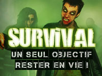 Survival : jeu de zombies vs humains